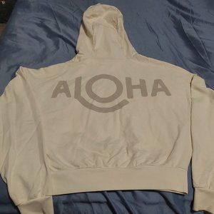 ALOHA COLLECTION   CROPPED HOODIE